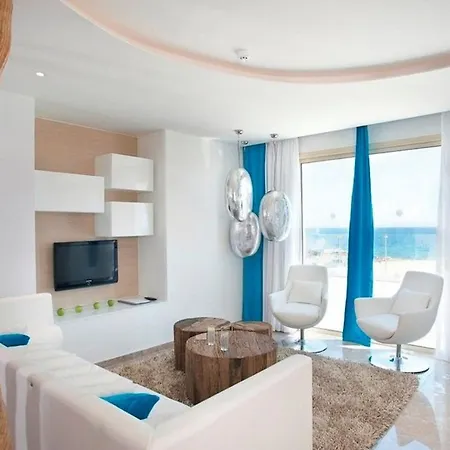 Villa Exquisite Bulat 4 Bedrooms Beachfront Amazing Sea Views Private Outdoor Pool Furished Sun Terrace Ellinon Protaras